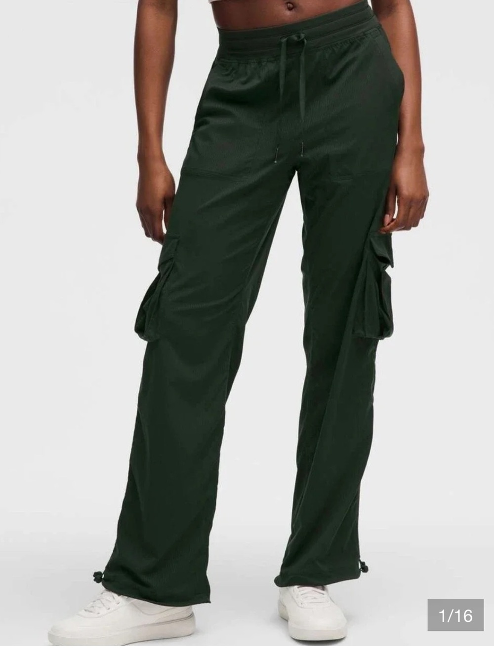 Lululemon Dance Studio Relaxed-Fit Mid Rise Cargo Pants Women’s XS Green